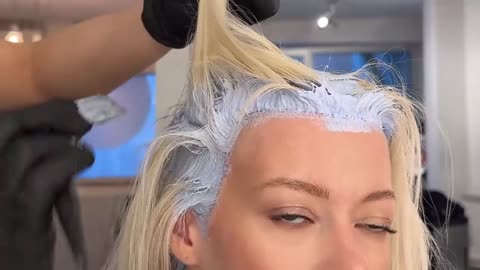 BLEACHING MY HAIR - HOW TO GET WHITE PLATINUM BLONDE P10