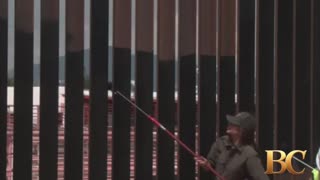 DHS Secretary Noem says entire southern border wall will be painted black