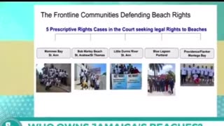 “The Crown of England owns the beaches in Jamaica”