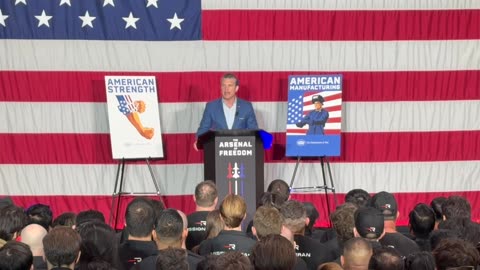 Rocket Lab! Sec War Hegseth Speech Motivating Employees To Innovate