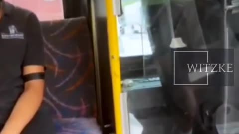 negro sheboon has cat 5 chimpout over bus fare