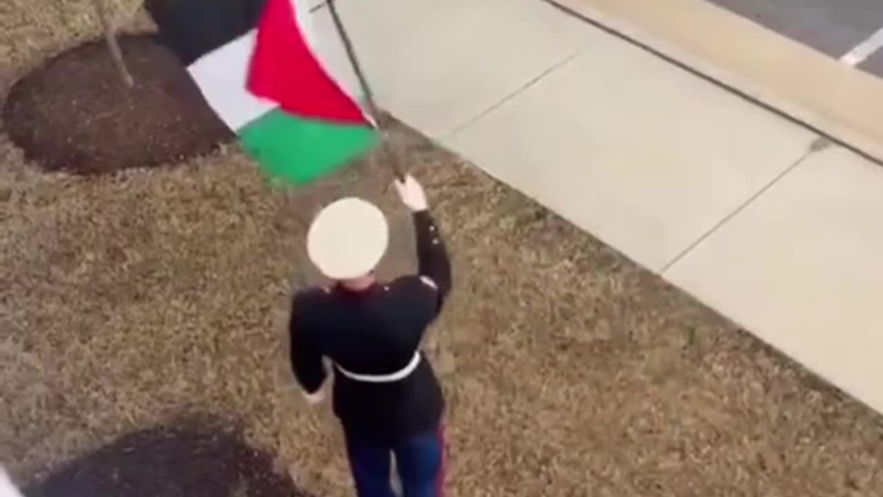 This Marine knows.. he's highlighting the current Gazan holocaust..