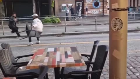 Fake asylum seekers destroy Hamburg, Germany.