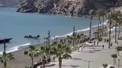 Migranten in Spanien angekommen