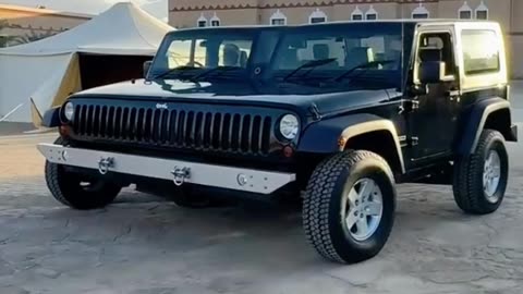 Extremely Wide Jeep Takes a Spin