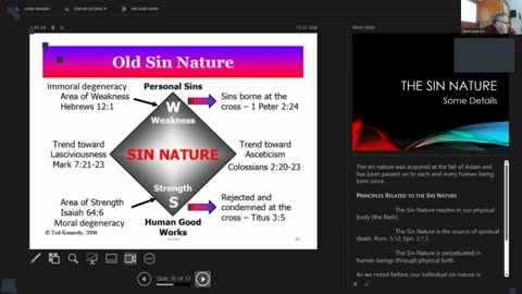 Sunday January 18, 2026 Life of the Messiah 188: Doctrine of the Sin Nature 2