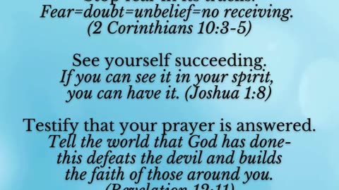 7 Steps to prayer that brings result