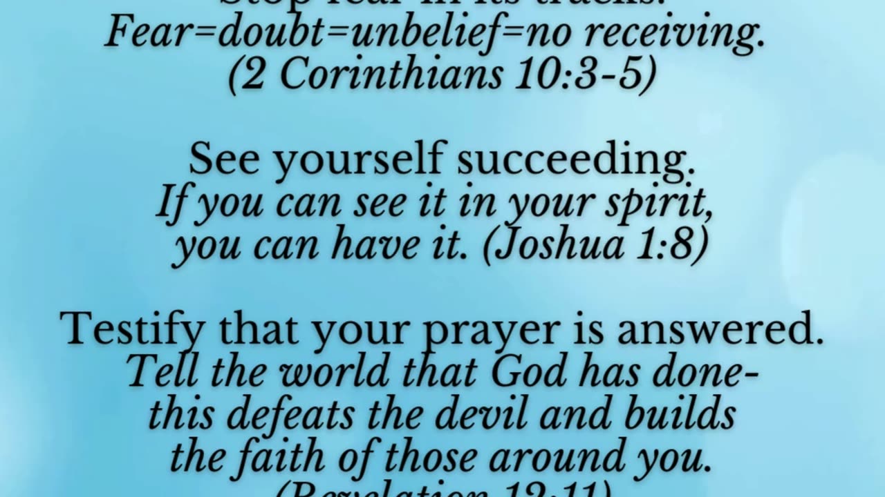 7 Steps to prayer that brings result