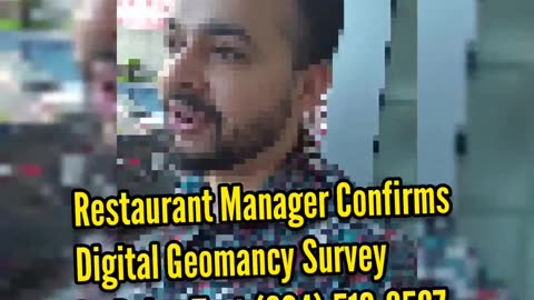 Restaurant Manager Confirms Digital Geomancy Survey