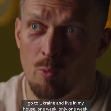 Oleksandr Usyk sends Donald Trump ‘live in my house for one week’ message