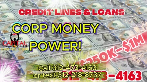 CORPORATE CREDIT LINES & LOANS 250K-1M! P O W E R! REAL MONEY No BS CC here! #business #money #win