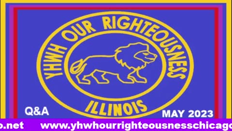 Sabbath with YHWH OUR RIGHTEOUSNESS Chicago [Friday, May 2, 2025] 8:00 p.m. Central/9:00 p.m. Eastern (Jews are Edomites, descendants of Esau. Jews are not Yisraelites)
