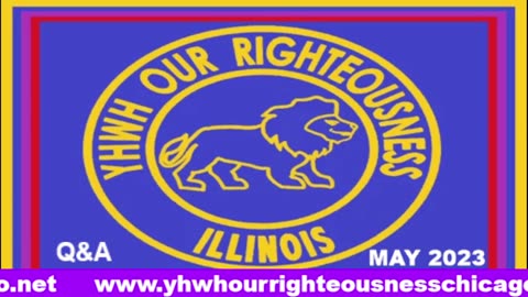 Sabbath with YHWH OUR RIGHTEOUSNESS Chicago [Friday, May 2, 2025] 8:00 p.m. Central/9:00 p.m. Eastern (Jews are Edomites, descendants of Esau. Jews are not Yisraelites)