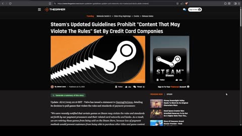 Game bans and Gov over reach what a week