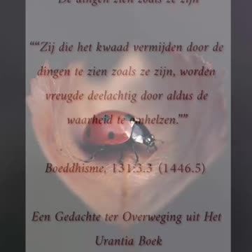 De dingen zien zoals ze zijn