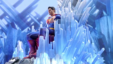 Superman Fortress of Solitude on Throne