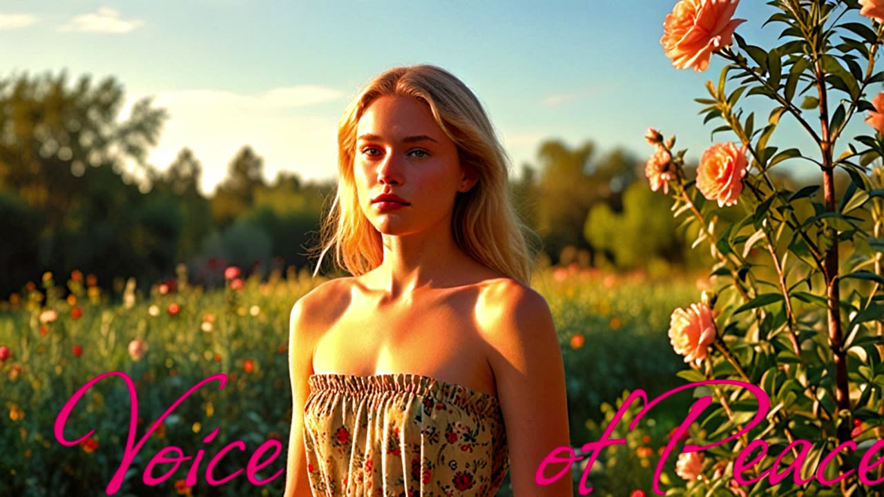 Electronic Music. Song Voice of Peace.