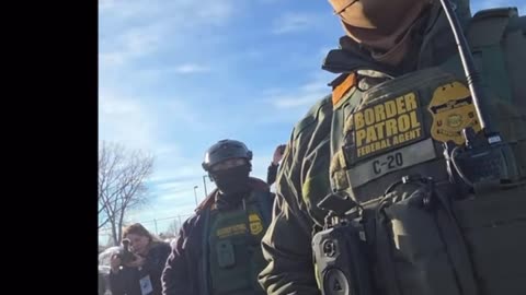 Ice agents ask random people in in a parking lot are you a US citizen?