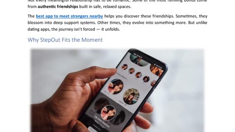 Turn Strangers Into Friends with StepOut
