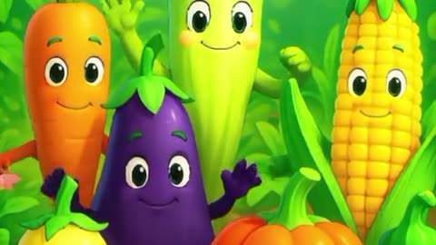 Yummy Vegetables Rhyme | Healthy Food Song for Children"
