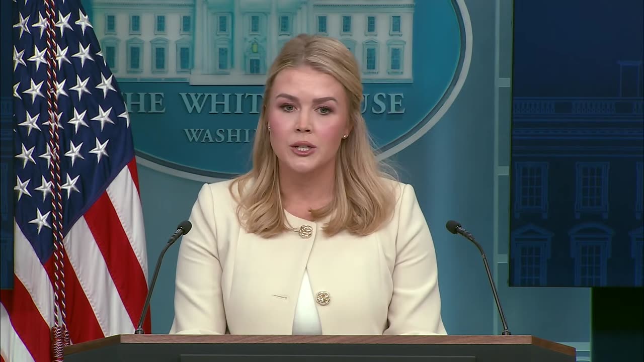 Karoline Leavitt holds briefing as deportation battle continues - March 19, 2025