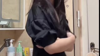 Sexy Obsidian black Dress Tempting Twerk | Daily Beauty EP 1549