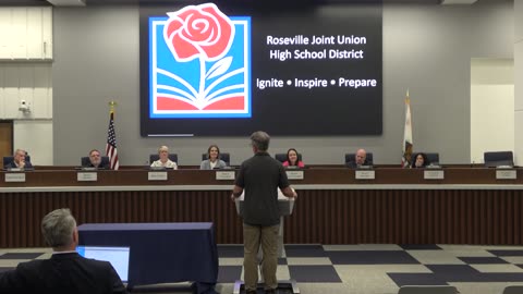 RJUHSD Board meeting 4-8-25: High school teacher's comments