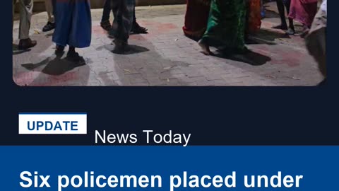Six policemen placed under suspension over the death of a temple security guard in Sivaganga