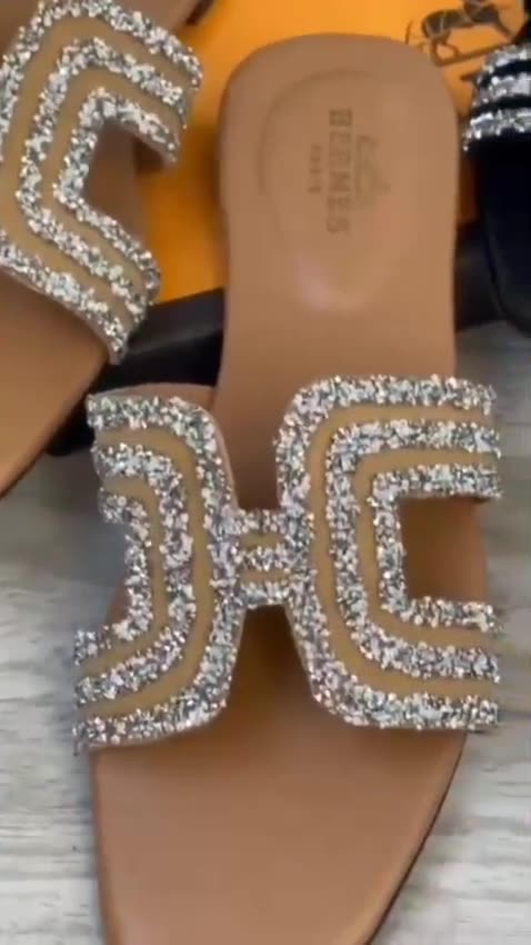 Elegant Sparkly Slip-On Sandals Review 2025 | Stylish Summer & Party Flats for Women