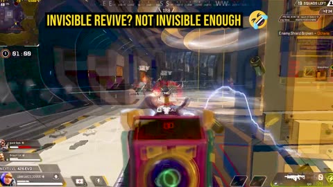 Wattson Spots Mirage’s Invisible Revive 👀 | Apex Legends Gameplay