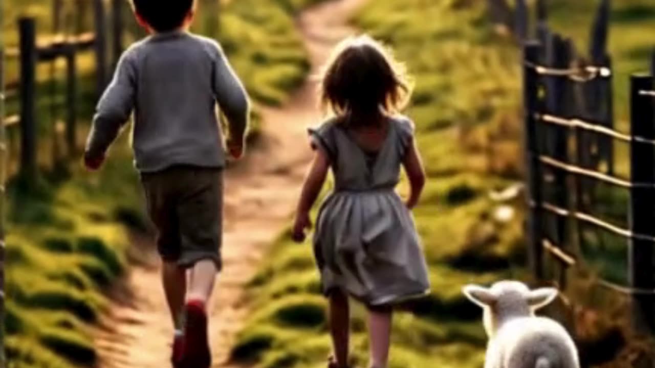"Lost in the Forest… But the Lamb Knew the Way 🐑🌲"