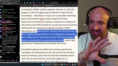 Mike Benz exposes USAID has been sending money to George Soros NGOS