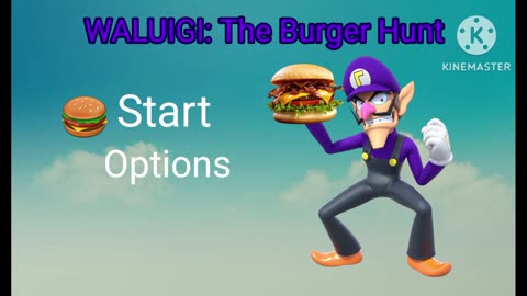 Waluigi: The Burger Hunt (English PC Bootleg) Continue & Game Over