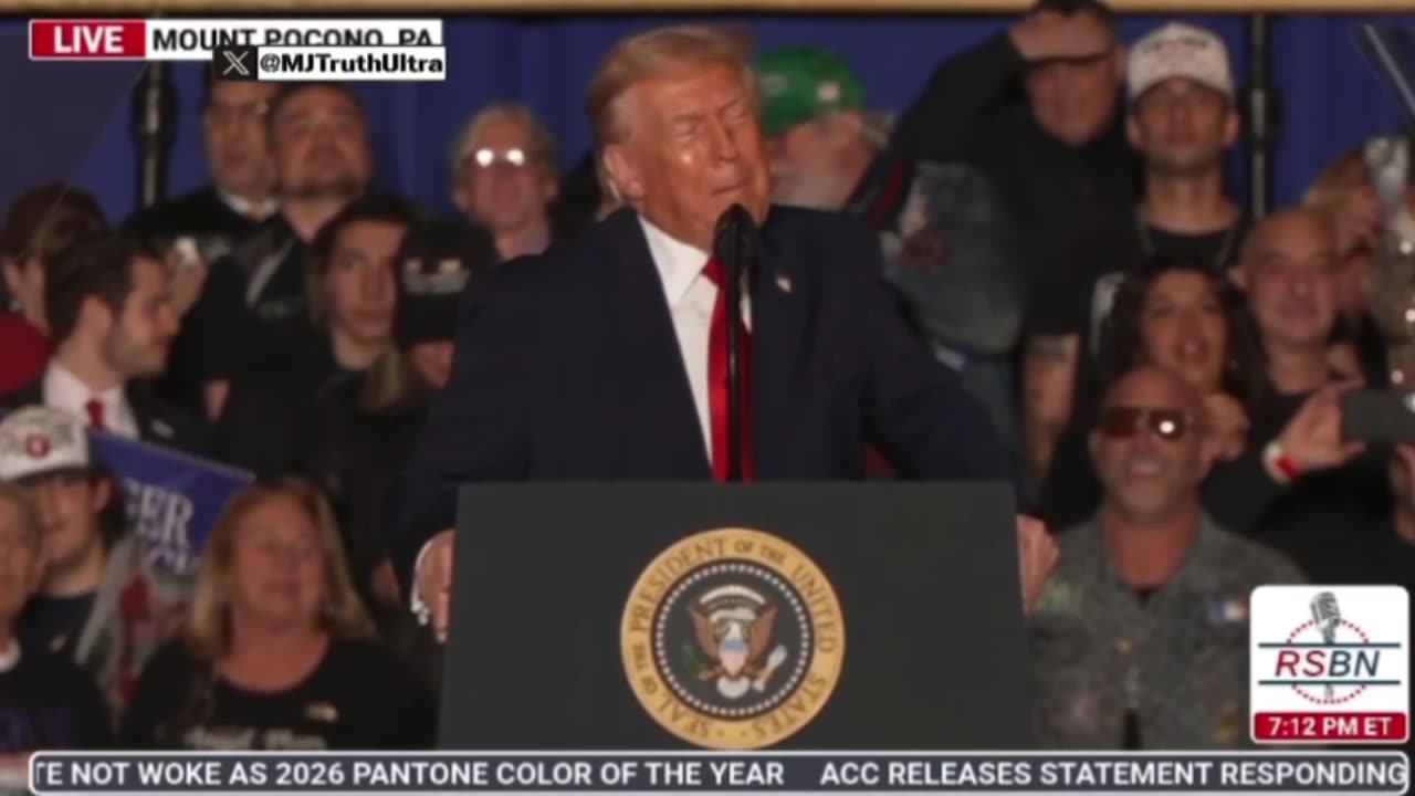 Hello Pennsylvania! It’s good to be back! You’re hard working patriots and so am I”