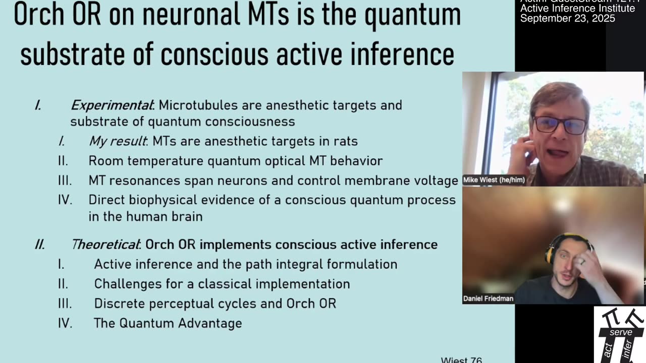 ActInf GuestStream 121.1 ~ Conscious active inference (Wiest and Puniani)