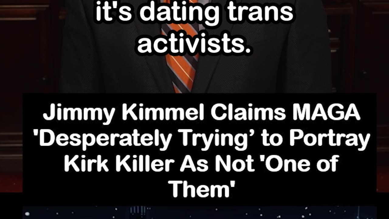 Jimmy Kimmel Suggests Charlie Kirk’s Killer Is MAGA