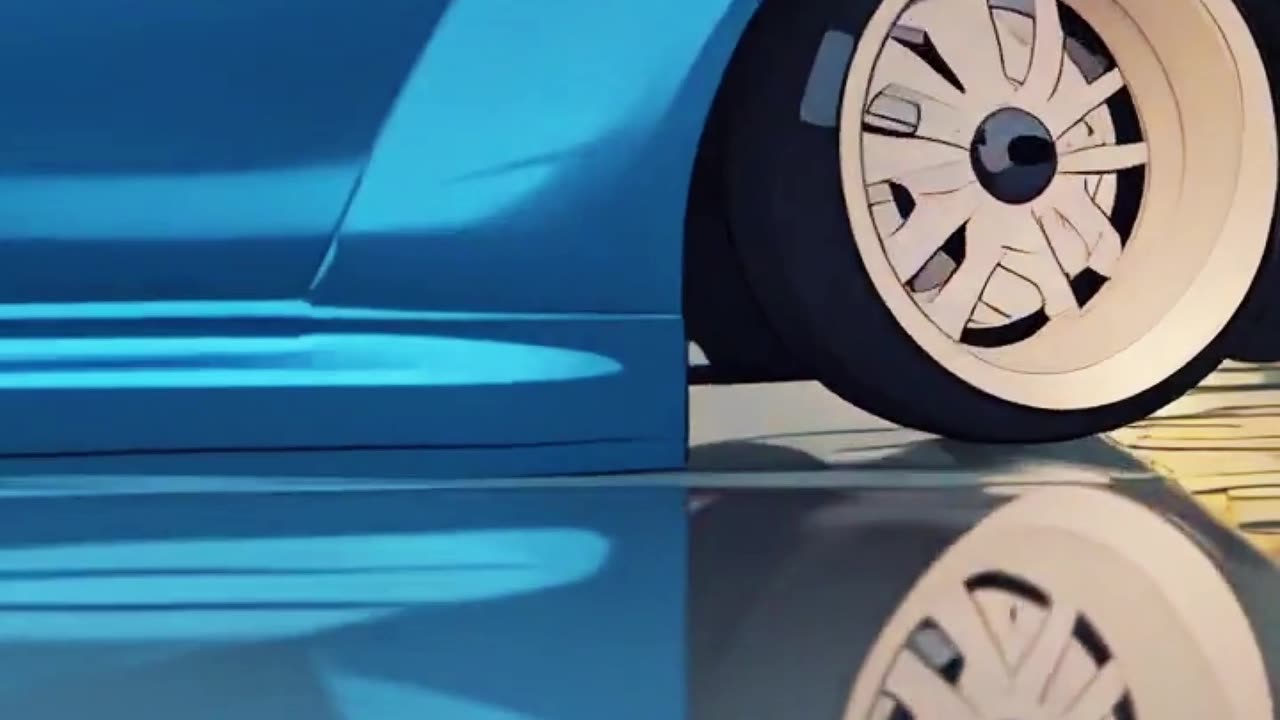 RC Car Close Call Drifting
