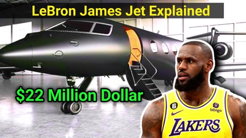 Inside LeBron James’ $22M Private Jet | Gulfstream G280 Luxury Tour ✈️🔥 #shorts #lebronjames #jets