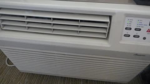 Motel wall fan startup, more fan noises!