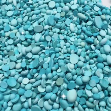 20250717-9 Natural Original Turquoise Cabochon: Geological Elf on the Fingertip