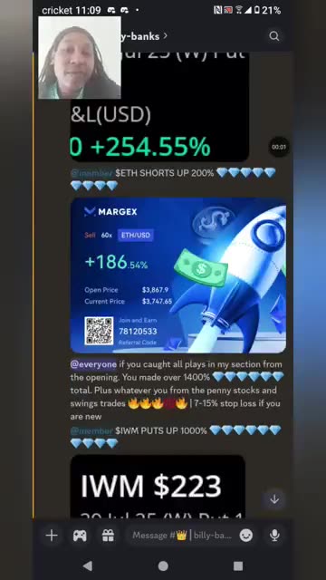 Billy Banks Stock Market Recap