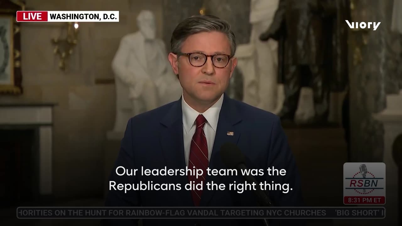 Johnson blasts Democrats for using Americans as 'leverage' as House passes bill to end govt shutdown