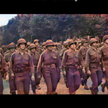 Liberation of Paris 1944 🇫🇷 28th Infantry Division 🎖️ #ColourizedFootage