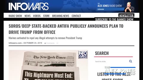 ALEX JONES - INFOWARS LIVE - ALEXJONES.NETWORK - THERE'S A WAR ON FOR YOUR MIND! ➡ THE ALEX JONES SHOW • WAR ROOM WITH OWEN SHROYER • THE AMERICAN JOURNAL WITH HARRISON SMITH • SUNDAY NIGHT LIVE WITH CHASE GEISER