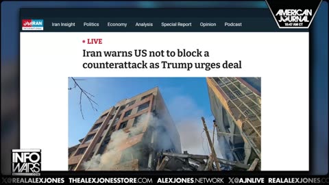 ALEX JONES - INFOWARS LIVE - ALEXJONES.NETWORK - THERE'S A WAR ON FOR YOUR MIND! ➡ THE ALEX JONES SHOW • WAR ROOM WITH OWEN SHROYER • THE AMERICAN JOURNAL WITH HARRISON SMITH • SUNDAY NIGHT LIVE WITH CHASE GEISER