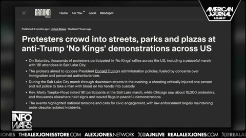 ALEX JONES - INFOWARS LIVE - ALEXJONES.NETWORK - THERE'S A WAR ON FOR YOUR MIND! ➡ THE ALEX JONES SHOW • WAR ROOM WITH OWEN SHROYER • THE AMERICAN JOURNAL WITH HARRISON SMITH • SUNDAY NIGHT LIVE WITH CHASE GEISER