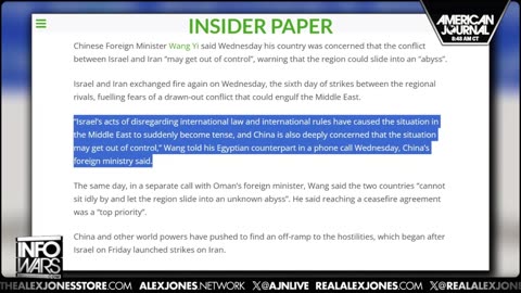 ALEX JONES - INFOWARS LIVE - ALEXJONES.NETWORK - THERE'S A WAR ON FOR YOUR MIND! ➡ THE ALEX JONES SHOW • WAR ROOM WITH OWEN SHROYER • THE AMERICAN JOURNAL WITH HARRISON SMITH • SUNDAY NIGHT LIVE WITH CHASE GEISER