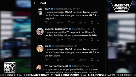 ALEX JONES - INFOWARS LIVE - ALEXJONES.NETWORK - THERE'S A WAR ON FOR YOUR MIND! ➡ THE ALEX JONES SHOW • WAR ROOM WITH OWEN SHROYER • THE AMERICAN JOURNAL WITH HARRISON SMITH • SUNDAY NIGHT LIVE WITH CHASE GEISER