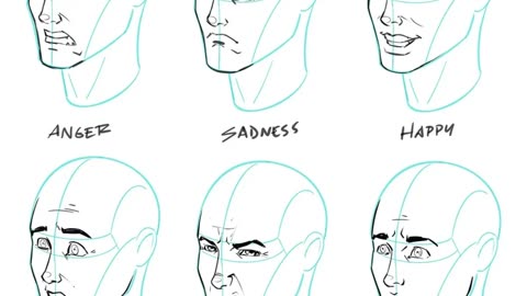 نقاشی احساسات مختلف