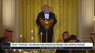 President Trump and the First Lady Participate in a Dinner with the Crown Prince of Saudi Arabia
